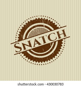 Estampilla de grungo para Snatch