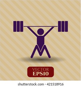Icono de Snatch (elevación de pesas olímpicas)