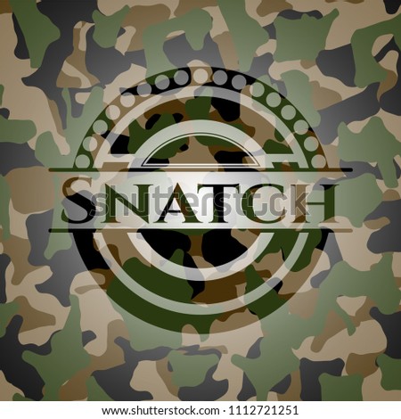  Snatch on camo texture