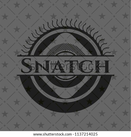 Snatch realistic dark emblem