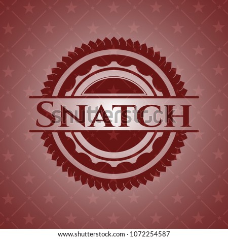 Snatch red emblem