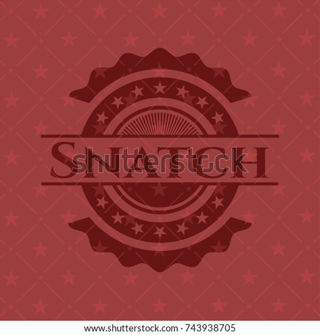 Snatch red emblem