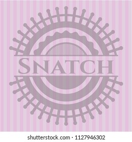 Snatch retro pink emblem