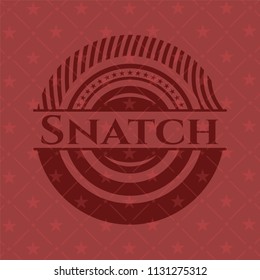  Snatch retro red emblem