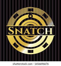 Snatch shiny emblem. Vector Illustration. Detailed.