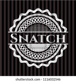 Snatch silver shiny emblem