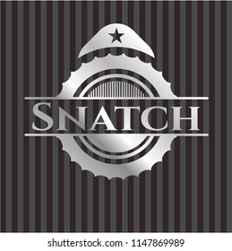 Snatch silver shiny emblem