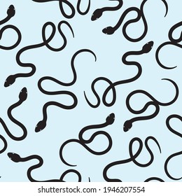 Sneak seamless repeat pattern design, vector repeat pattern.