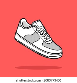 Sneaker Cartoon Vector Illustration Isolated