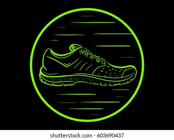 Sneaker in a circle
