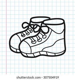 sneaker doodle