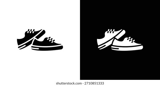 Colección de Vector de diseño de icono de zapatilla de deporte.