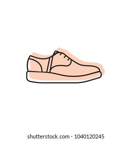 Sneaker icon. Doodle illustration of Sneaker vector icon for web and advertising