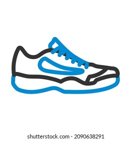 Icono de zapador. Contorno de negrita editable con diseño de relleno de color. Ilustración vectorial.