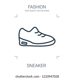 sneaker icon. high quality line sneaker icon on white background. from fashion collection flat trendy vector sneaker symbol. use for web and mobile