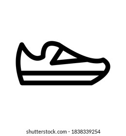 Sneaker icon or logo isolated sign symbol vector illustration - high quality black style vector icons
