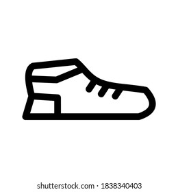 Sneaker icon or logo isolated sign symbol vector illustration - high quality black style vector icons
