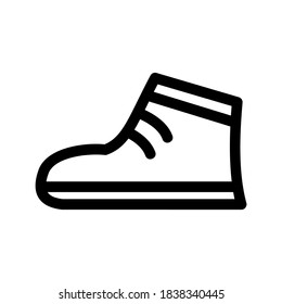 Sneaker icon or logo isolated sign symbol vector illustration - high quality black style vector icons
