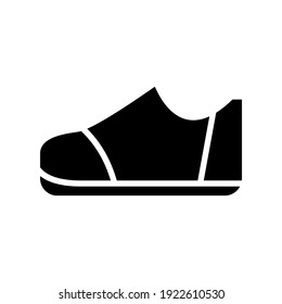 sneaker icon or logo isolated sign symbol vector illustration - high quality black style vector icons
