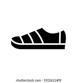 sneaker icon or logo isolated sign symbol vector illustration - high quality black style vector icons
