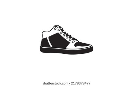 sneaker icon or logo isolated sign symbol vector illustration.