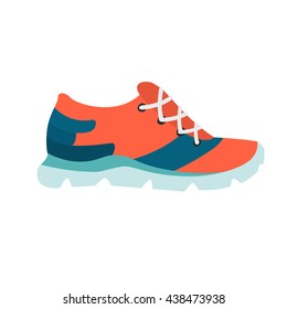 sneaker icon on a white background
