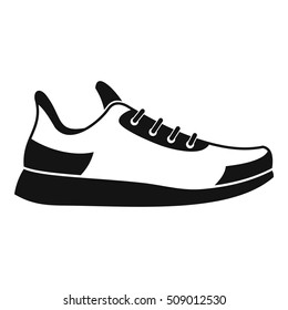Sneaker icon. Simple illustration of sneaker vector icon for web