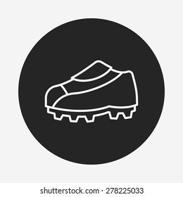 sneaker line icon