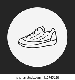 sneaker line icon