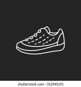 sneaker line icon