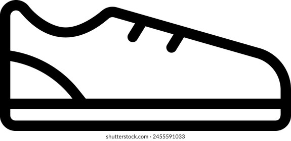 Vector de ilustración de icono de línea de zapatillas