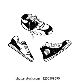 Sneaker. Running shoes glyph icon, fitness and sport, gym sign vector graphics, a solid pattern on a white background