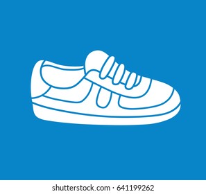 Sneaker shoe icon.