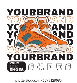 Sneaker shoes. Concept. Flat design. Vector illustration. Sneakers in flat style. Sneakers side view. Fashion sneakers.	
