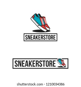sneaker shoes store logo
