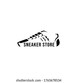 Sneaker Shoes Store Logo Vector