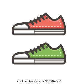 Sneaker Shoes Vector
