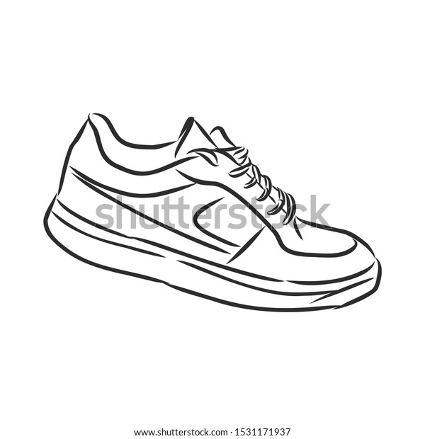 sneaker sketch