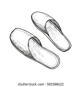 Sneaker sketch. vector illustration isolated