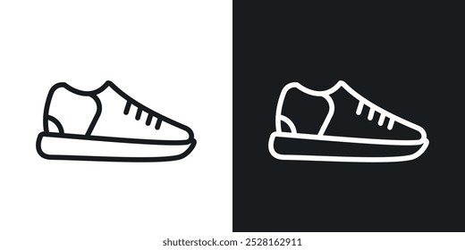 Sneaker solid vector icon pack