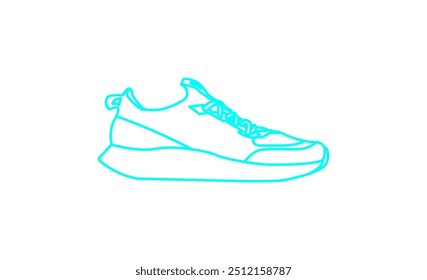 Sneaker Style Shoes Design Object