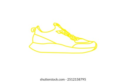 Sneaker Style Shoes Design Object