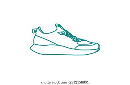 Sneaker Style Shoes Design Object