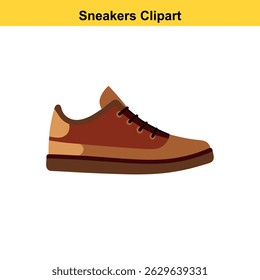 sneakers clipart minimal Vector design