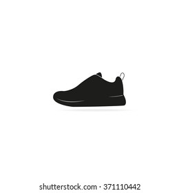 Sneakers flat icon.