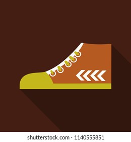 Sneakers. Sneakers in flat style. Sneakers top view. Fashion sneakers . Vector illustration