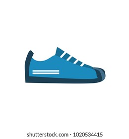 sneakers in flat style vector illustration