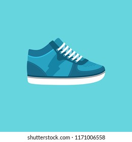 Sneakers Flat Vector Shoe