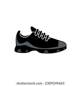 sneakers footwear related icon isolated on background