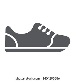 Sneakers glyph icon, footwear and fashion, sport shoes sign, vector graphics, a solid pattern on a white background, eps 10.